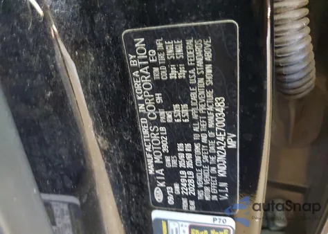 2014 Kia Soul z USA, uszkodzony, nr VIN KNDJN2A24E7003483